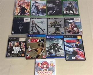 Afm073 Thirteen Xbox 360, Xbox One, Ps2, Ps3, Ps4 & Wii Video Games 