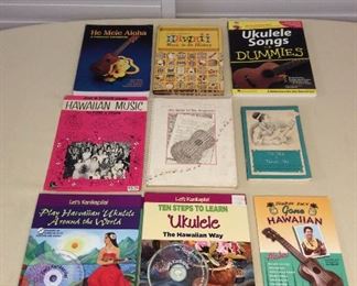 Afm095 Eight Hawaiian Music Books & Ukulele Songs For Dummies Book