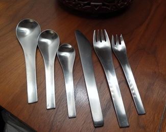 George Jensen Blue Shark Flatware (Original box available)