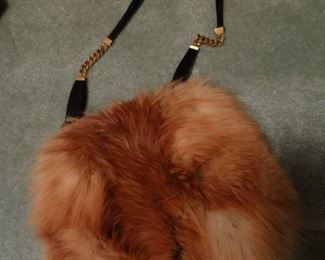 Vintage Greta Fur Purse 