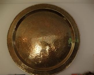 Brass Round 36" Tray
