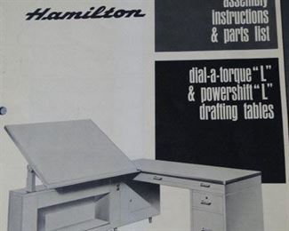 Hamilton Drawing Table and Desk