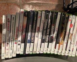 CDs, DVDs, Wii and X Box Games