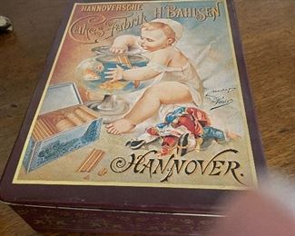 Vintage Hannover Tin Box