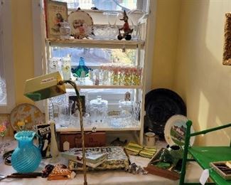Second floor glassware, china, collectibles, art... you name it !