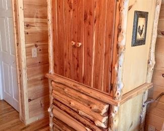 Log Cabin Armoire