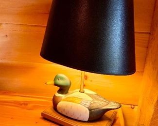 Decoy Duck Lamp