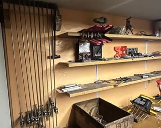 More clamps and tools