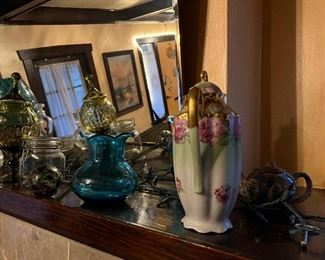 Vintage glass and ceramics