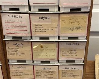 Vintage travel slides