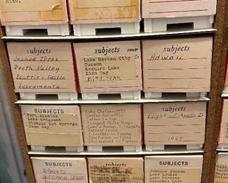 Vintage travel slides