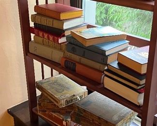 Books and cigar boxes