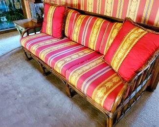 Rattan sofa