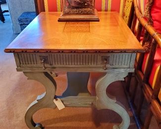 Painted Weiman side table with drawer. We have two of these each priced separately