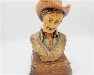 Anri The Drifter hand painted wood carving