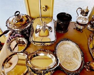 Various Wallace silver plate