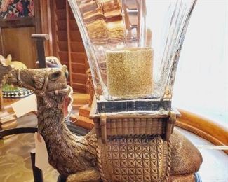 Brass camel candle holder