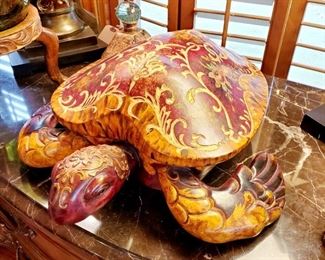 Castilian Imports wooden Turtle Box