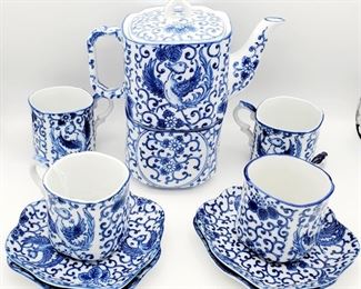 Hand painted Takahashi tea set