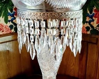 Exquisite Crystal mushroom lamp.