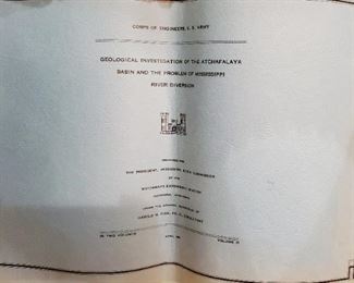 Corpse of Engineers for the US Army. Geological investigation of the Atchafalaya Basin and the problem of Mississippi River diversion