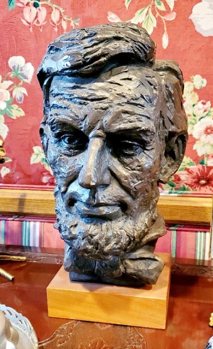 Austin production Abraham Lincoln head life-size