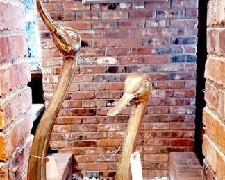Brass geese