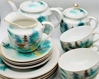 15 piece mi yo China tea set