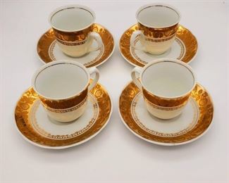 Porcelana real Brazil 4 piece tea cup set