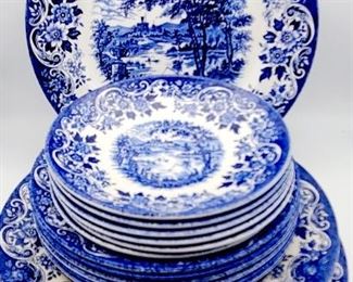Broadhurst English Staffordshire 29 piece set