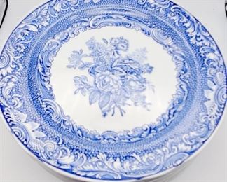 13 piece the Spode Blue Room collection plate set