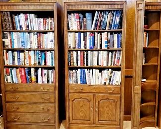 Drexel Heritage bookcases. Priced separately.