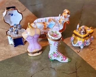 limoge trinket boxes