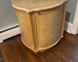 Drexel Corithian Blonde Set of 2 End Tables