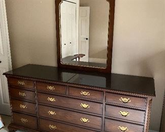 Kindel dresser with mirror.
