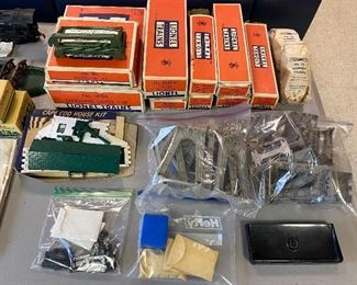 Large collection of Lionel trains and accessories.