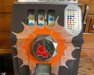 Vintage Mills Novelty Co. slot machine.