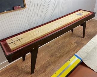Brinktun shuffleboard table.