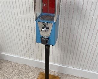 Vintage “OAK” gum ball machine.