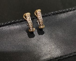 14k Diamond earrings