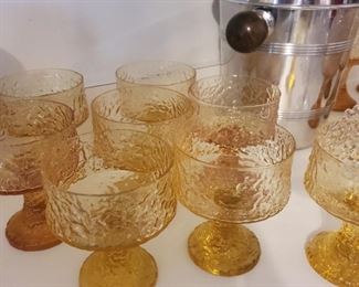 Vintage Amber Glassware