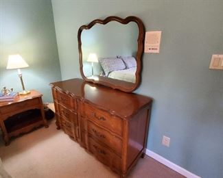 Vintage Dresser and Mirror