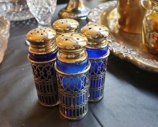 Silver Plated Salt and Pepper