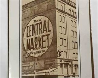 Jim Ptacek Central Market Lithograph