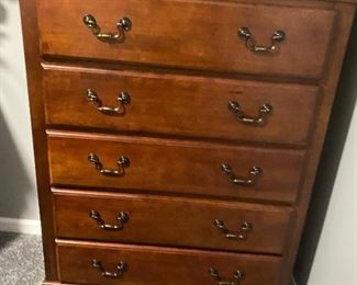 Solid cherry chest 