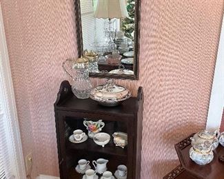 1920’s walnut cabinet