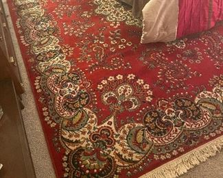 Red 1960’s oriental rug 9’x12’