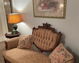 Walnut Eastlake sofa