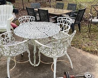 Patio table and chairs