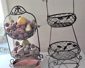 WIRE FRUIT STANDS